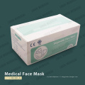 Masque de protection contre le visage chirurgical jetable 3ply